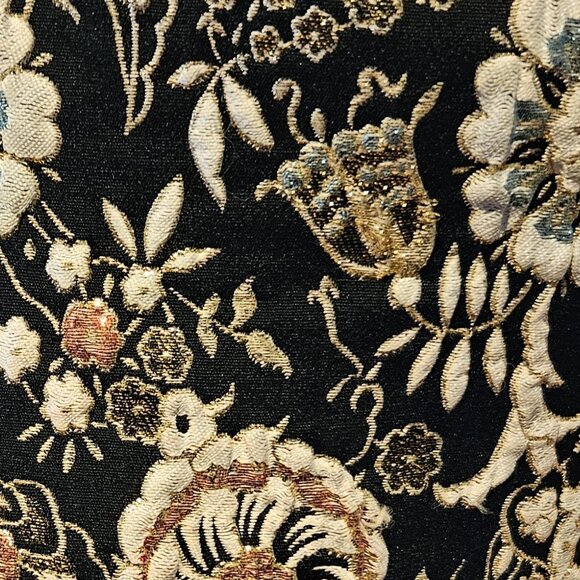 Vintage 1960s Sleeveless Brocade Party Dress (14 in sizing today) - Picture 7 of 7